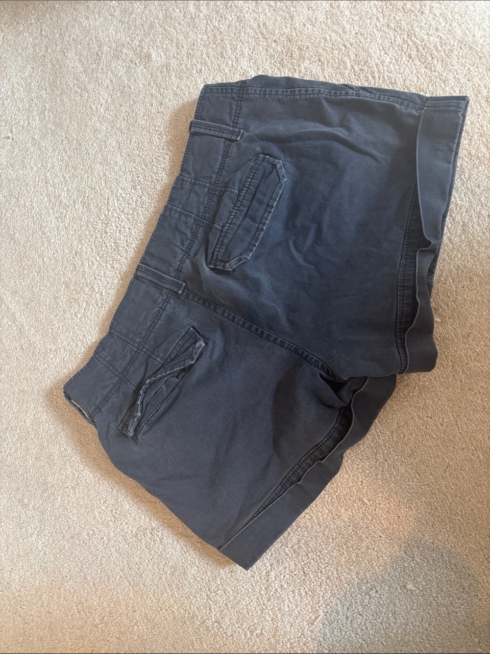 Old Navy 3 1/2 Dark Blue Khaki Shorts - Picture 3 of 6